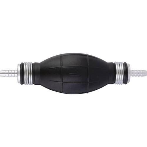 6mm Connects to Any Length of Hose One-Way Only Function Rubber And Aluminum Fuel Line Primer Bulb Hand Gas Petrol Pumps