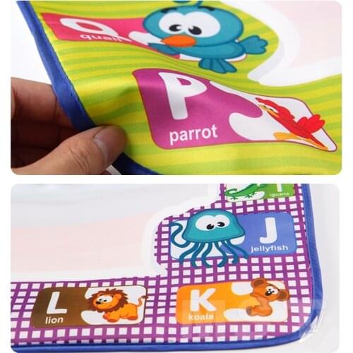 78*78CM Non-toxic Magic Water Drawing Mat Magic Water Pens Baby Creativity Drawing Board For Painting Writing Education Toys