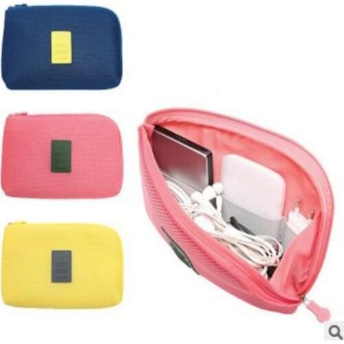 Business Digital Storage Bag Multi-function Power Supply Data Cable Charger Cosmetic Bag Portable Organizer Bag Travel Bag