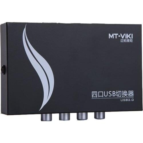 Printer Parts USB 2.0 4 Port Sharing Switch Accessory Switcher Selector Box Hub For PC Computer Manual Scanner Printer