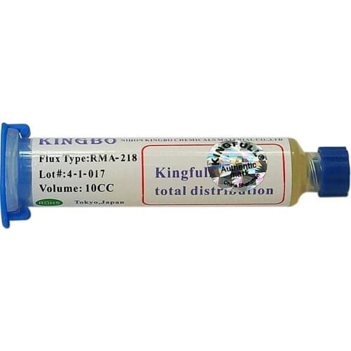 KINGBO RMA-218 solder paste 10cc Flux Paste Solder Tin Cream for BGA soldering station
