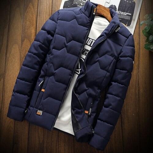 Winter Coat Men Jacket Mens Jackets for Men Jacket Men Stand Collar Youth Sportswear Winter Jacket Slim Fit Thick Warm Clothes