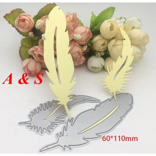Y307 METAL CUTTING DIES Feather Gift Scrapbook Card Album Wedding Paper Craft Home Decor Embossing Stencil Punch