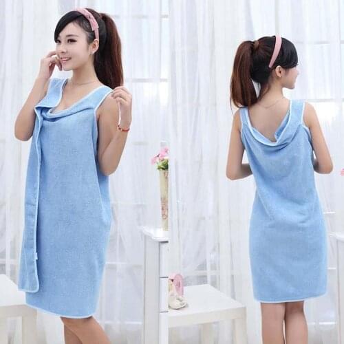 Wearable Super Absorbent Microfiber Bath Spa Towel Beach Body Wrap Washcloth be after bathing or water sports