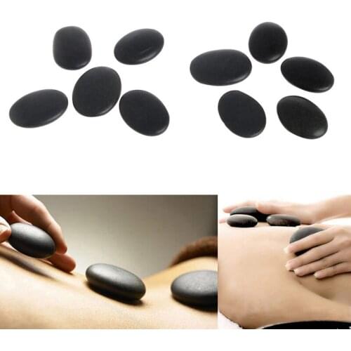 Natural Energy Stone Set Hot SPA Rocks Basalt Stone Therapy Stone Pain Relief Health Care Tool.3*4cm 5pcs Size #Y207E# Hot Sale