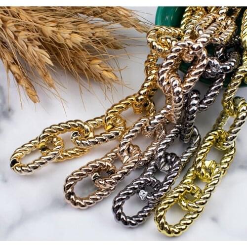 Thread Metal Chain strap bags Handles Crossbody Accessories for Handbag Luxury Brand Detachable Replacement Purse Chain strap