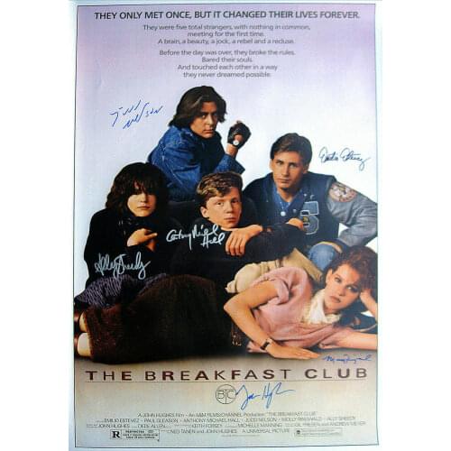THE BREAKFAST CLUB Movie Signed Art print Silk poster Home Wall Decor