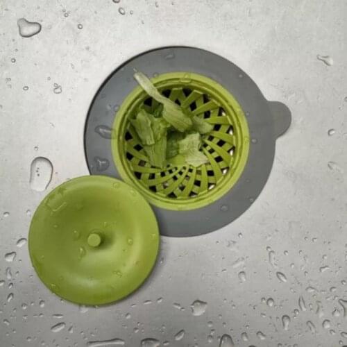 1PCS Sink Strainer Waste Plug Sink Filter Waste Collector Kitchen Tools Bathroom Accessories Colanders Strainers With Lid Cocina