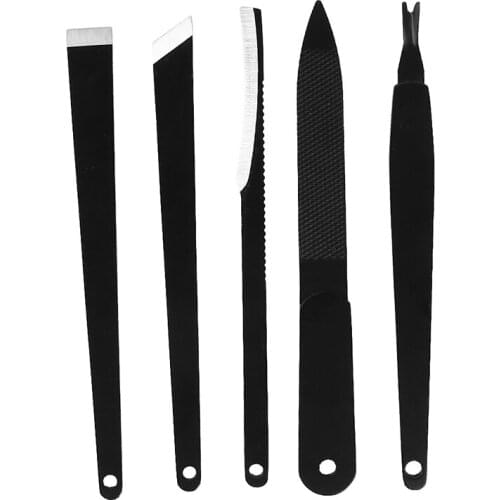 Cuticle Pusher Stainless Steel Nail Foot Care Tool Feet Dead Hard Skin Callus Remover Scraper Pedicure Rasp Tools 1pc