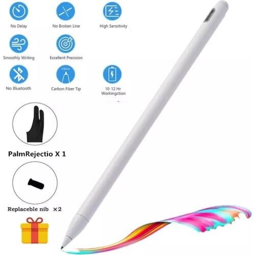 Universal Capacitive Active Stylus Touch Screen Pen For Apple IPad Pro Smart Capacitive Screen Pencil For IOS Android Huawei