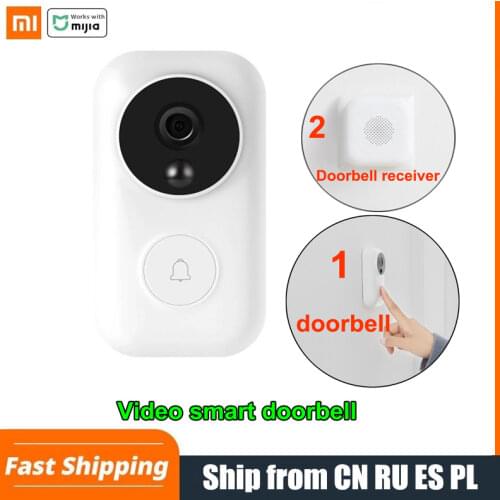 Xiaomi Zero AI Face Identification Doorbell Set 720P IR Night Vision Video Motion Detection SMS Push Intercom Free Cloud Storage
