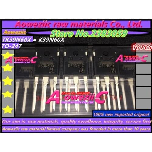 100% new imported original TK39N60W K39N60W TK39N60X K39N60X TK39N60W5 K39N60W5 TK39J60W K39J60W TK39J60W5 K39J60W5 TO-247