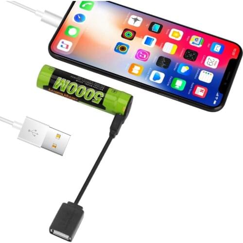 3PCS Mobile charging battery Power bank 4 LED Indicator USB 5000M 18650 3.7V 3500mAh Intelligence Li-ion Rechargeable Battery