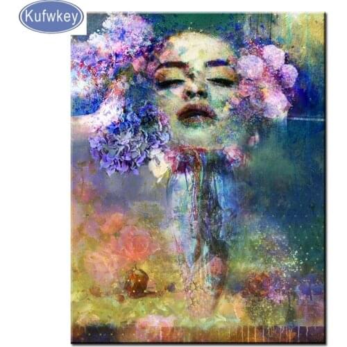 5D diy Diamond Painting abstract woman Diamond Embroidery Sale Portrait Full Square/round Diamond Mosaic Picture Rhinestone