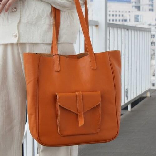 Big Handbags Women Tote Bag 100% Natural Genuine Leather Business Briefcase Work Bags Ladies Luxury Designer Shoulder Bag Female