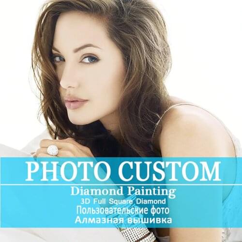 Photo Custom! Private custom! 5D DIY Diamond Painting Your Own Diamond Painting Full Square/ Round Diamond Rhinestone Embroidery