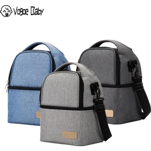 Insulation Bag Milk Storage Breast Pump Maternity Cooler Double Layer Fresh Keeping Baby Food Backpack Feeding Bottle For Mother