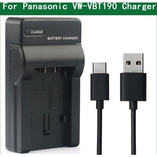 LANFULANG VW-VBT190, VW VBT190 VW-VBT380, Battery Charger for Panasonic HC-VX980 HC-W580 HC-V180 HC-V785 HC-VX985 HC-W585