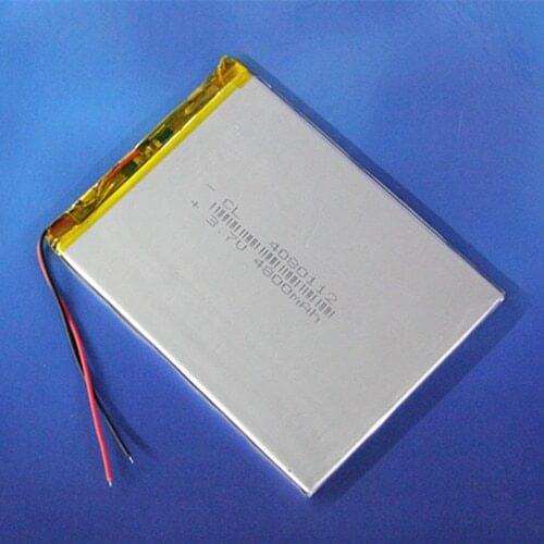 Tablet lithium battery 3.7V polymer 4080112 still Iraq N86 universal rechargeable 4500mAh package post Rechargeable Li-ion Cell