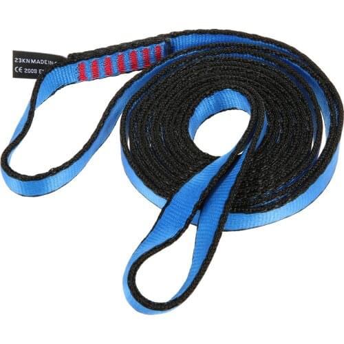 Lixada 23KN 150cm/4.9ft Climbing Runner Sling Nylon Rock Climbing Loop Flat Strap Belt for Climbing Rappelling Yoga Hammock