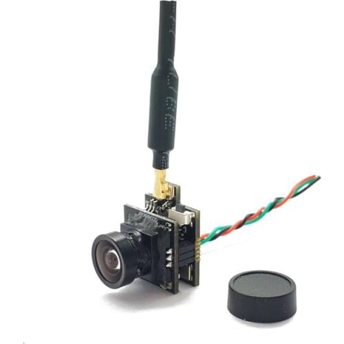 Mini VTX-Cam 5.8G 48CH 100mW transmitter with CMOS 170 Degree 800TVL 4:3 AIO FPV camera For RC FPV racing drone