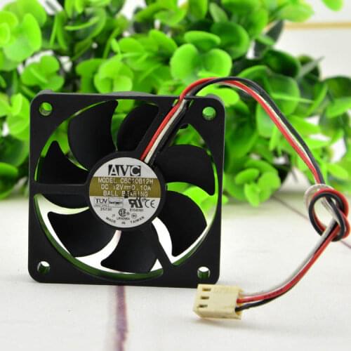 New Original 6010 12V 0.10A 6CM 6cm CPU Chassis Mute Power Fan C6010B12H