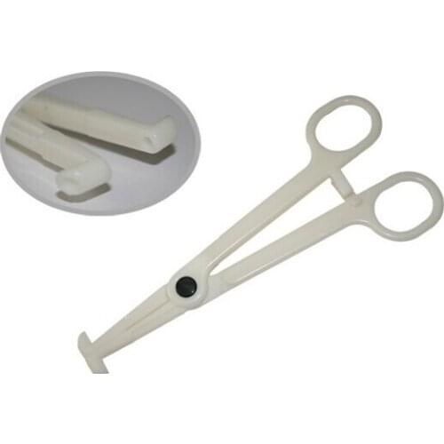 Disposable 10pcs Ear Lip Navel Nose Tongue Septum Forceps Plier Clamp Tool Body Piercing Accessory Permanent Makeup Accessories