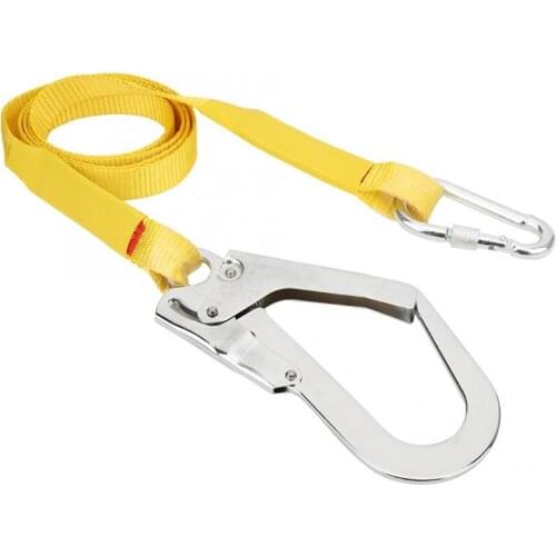 Outdoor Mountaineering Climbing Roofing Roofers Aerial Work Safety Belt Protection Harness Lanyard Hook Climbing Safety Belt