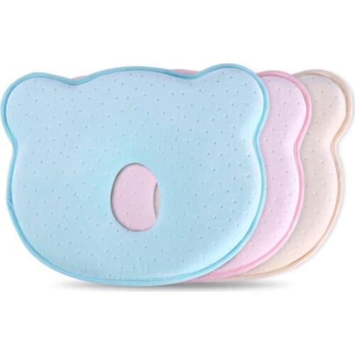 Baby Nursing Memory Foam Pillow Infant Newborn Sleep Support Concave Cartoon Pillow Printed Shaping Cushion Prevent Flat Head