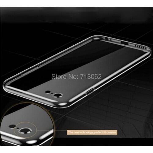 Transparent Camera Protection Soft TPU 0.3mm Ultra Thin Silicon Clear Phone Cases For iphone 6/6s plus and 7plus 50pcs\lot