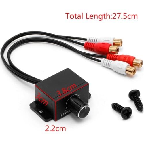 Drop Ship&Wholesale Universal Car Audio Amplifier Bass RCA Level Remote Volume Control Knob LC-1 New Sep.20