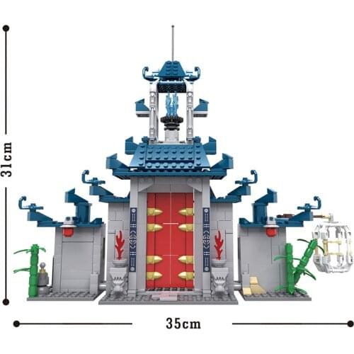 Ninja series ultimate weapon model the Legendary Temple building module is set to be compatible with the childrens Toy