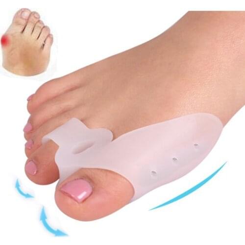 Silicone Bunion Corrector Separator Toe Protector Orthopedic Hallux Valgus Correction Pedicure Foot Tool Bone Thumb Straightener