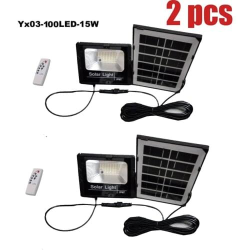 LED Solar Light Outdoor Wireless Solar Powered garden street Wall lamp seperable Panel security night light floodlight spotlight