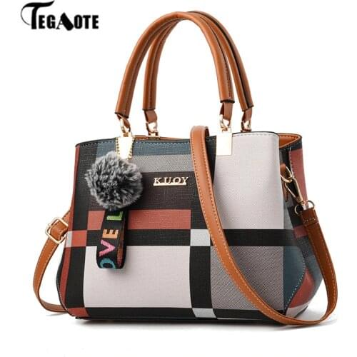Женские сумки в клетку TEGAOTE China At AliExpress