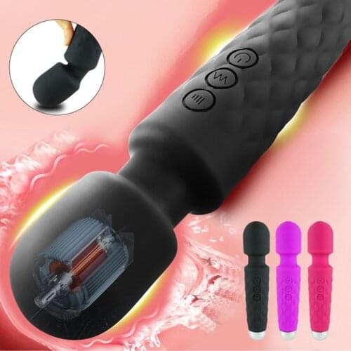 Magic Wand Toys for adults 18 Masturbator Clitoris stimulator Vibrators Sex Toys for women Powerful Body Massge Vagina Dildo