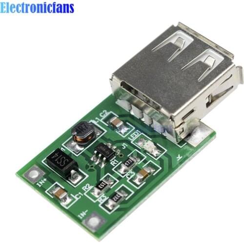 High Efficiency! 5Pcs 0.9V-5V 600MA USB Output Boost Converter Mini DC-DC Step-up Power Module Lithium Battery Charger Board