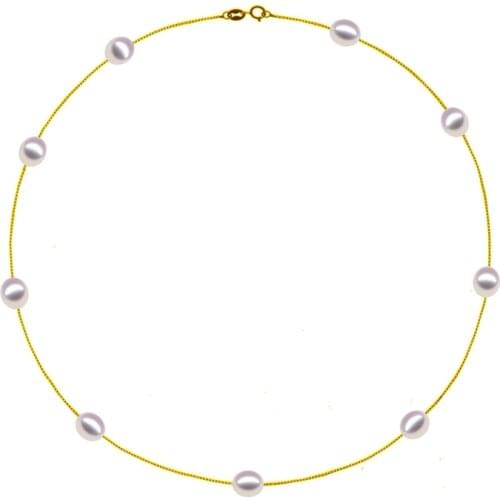 Fashion Jewelry Necklace 925 sterling silver jewelry AAAAA top natural Pearl choker necklace for Women Free shipping