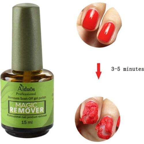 15ml Nail Polish Clean Remover Soak Off Base Top Coat Gel Nail Polish Degreaser Liquid Remove Sticky Layer Nail Art Tools