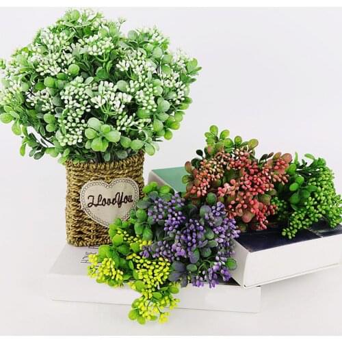 1Pc Artificial Fruit Flower Bonsai Plant DIY Wedding Party Desktop Home Decor