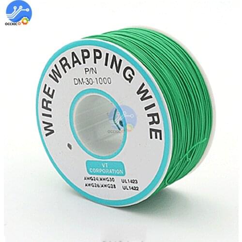 250M 30AWG circuit board PCB Wire Wrapping Wire Tin Plated Copper DM-30-1000 Jumper Insulation Electronic Conductor Wire