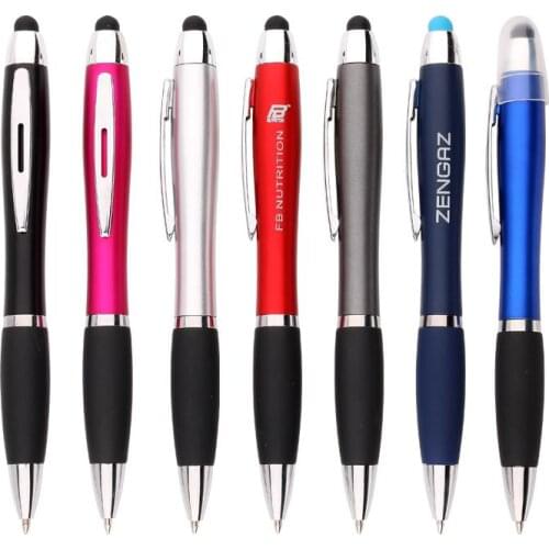 [Free 1 Color Logo] Light Box Pen for Promotion/Gift/Office Use - Best Choice For Company Stylus Pen