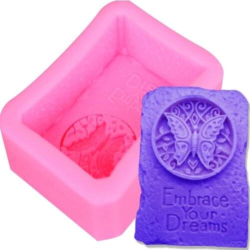 Free Shipping New Butterfly Craft Art Silicone Soap mold Craft Molds Handmade soap molds