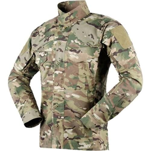 Men Outdoor Camouflage Tactical Quick Dry Mesh Shirt Breathable Tear-resistant Army Fan Climbing Training Shooting Military Tops
