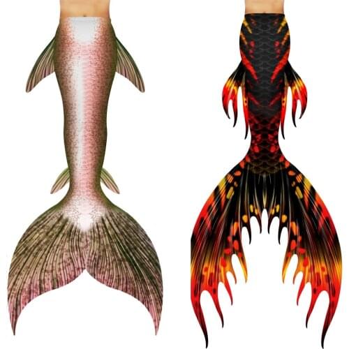 Customized Luxury Mermaid Tail Swimwear Kids Adults Mermaid Tails Bikinis Beach Swimming Cosplay Costume for Women Girls Clothes