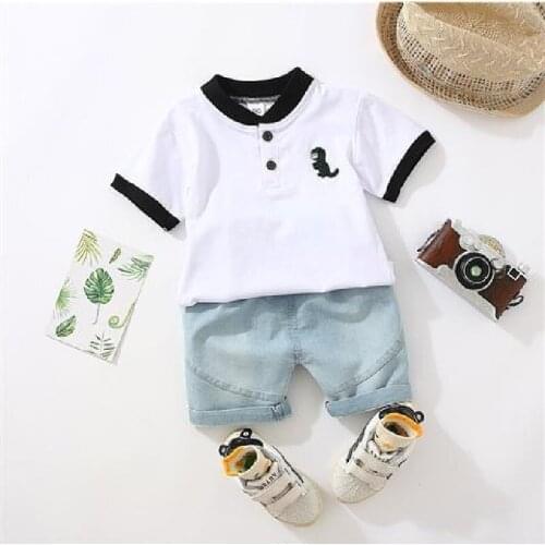 Baby Boys Clothing Set Summer Short Sleeve Tops Children Kids Sport Suit Outfits Costume Toddler Boys Clothes for 2 4 5 Years