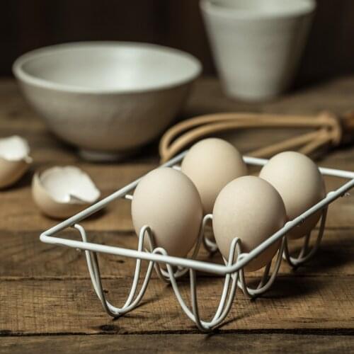 Metal Egg Organizer Handmade Eggs Racks Cute Food Holder Support Rack Organizador Cocina Metalwork Kitchen Accessories