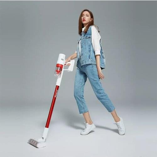 Multifunction mite removal brush wireless handheld vacuum cleaner 20000Pa cyclone suction
