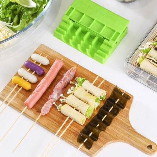 Multifunctional skewer fast skewer artifact household barbecue utensils skewer lamb skewers tofu skin tool