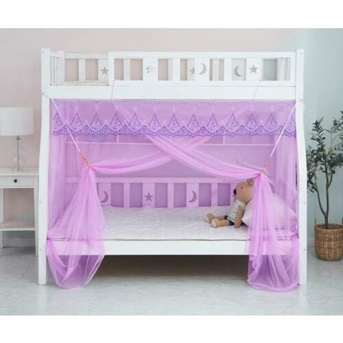 New Bunk Bed Mosquito Net Childrens Room Summer Anti-mosquito Lace Gauze Physical Mosquito Repellent Childrens Bedding F8419